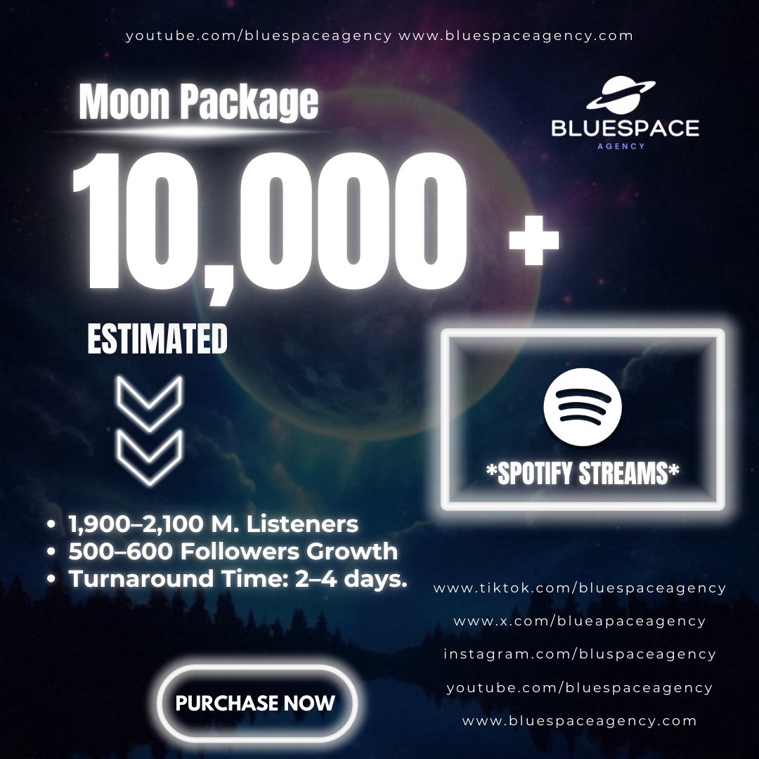 Moon Package - 10,000 Streams
