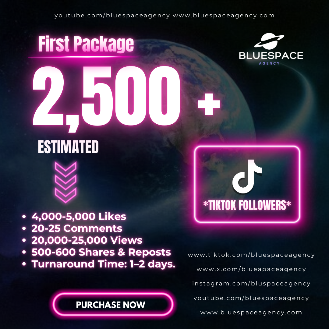 First Package - 2,500 Followers