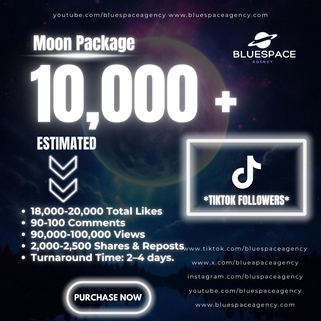 Moon Package - 10,000 Followers