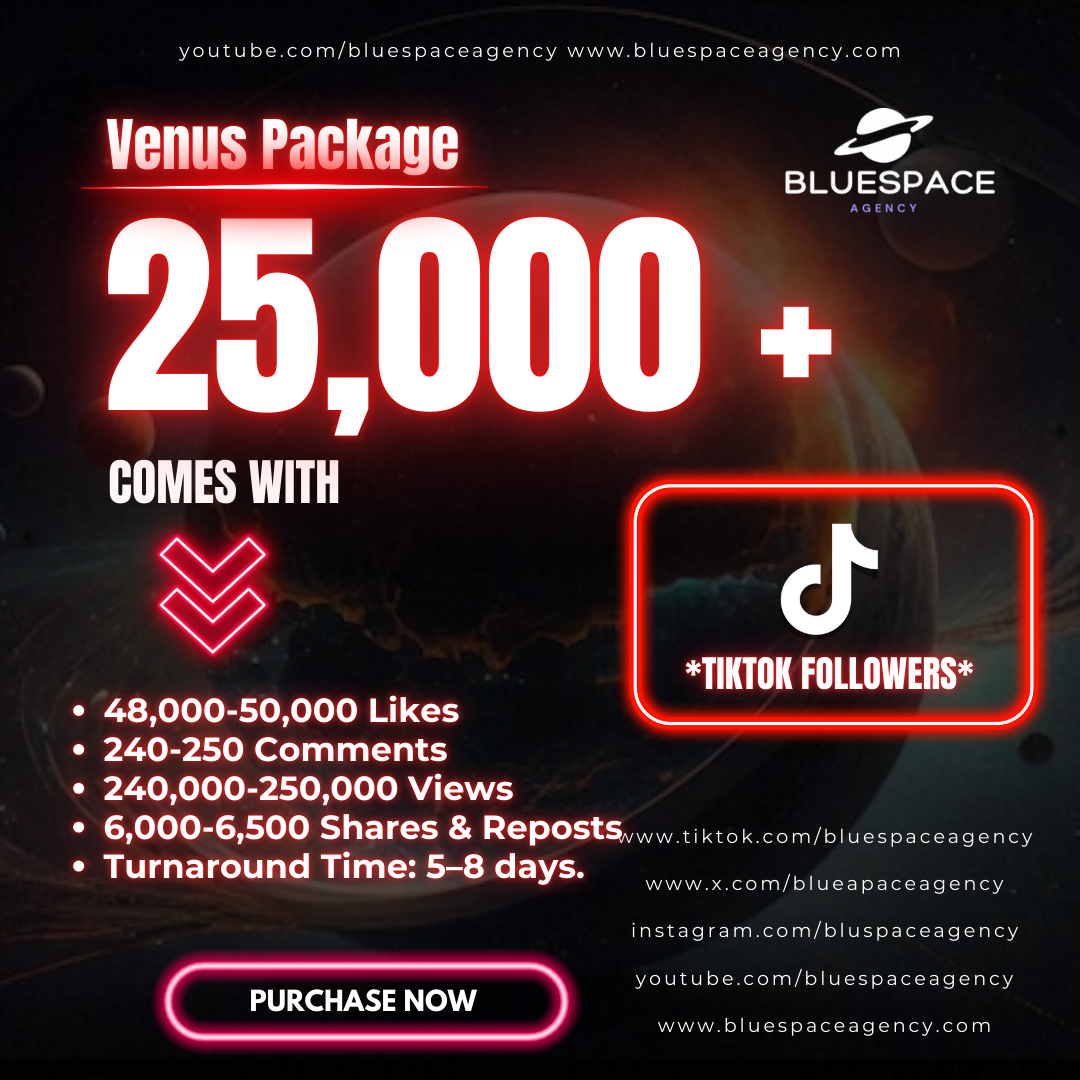 Venus Package - 25,000 Followers