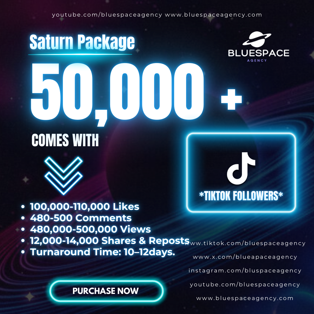 Saturn Package - 50,000 Followers